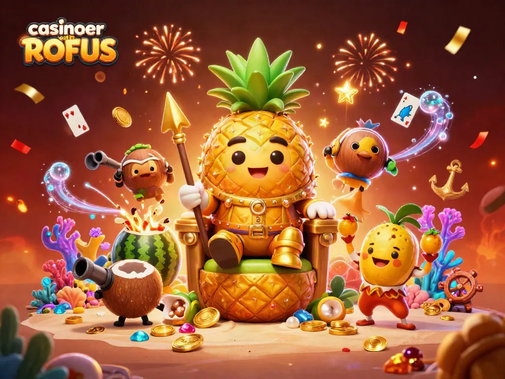 Experience thrilling gameplay at casinoer uden ROFUS with vibrant characters and dynamic casino elements.