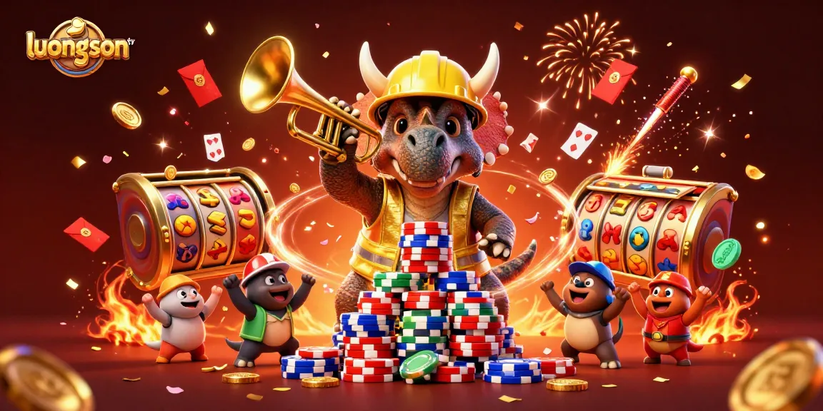 Engage with luongson tv through a vibrant, animated celebration of casino adventures featuring whimsical 3D characters.