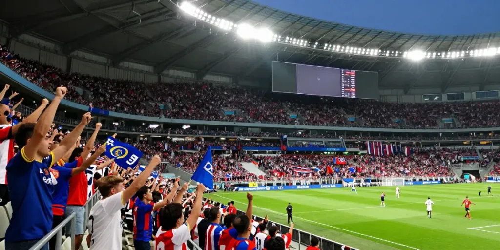 Exciting live football action on XoilacTV with passionate fans and players in dynamic gameplay.
