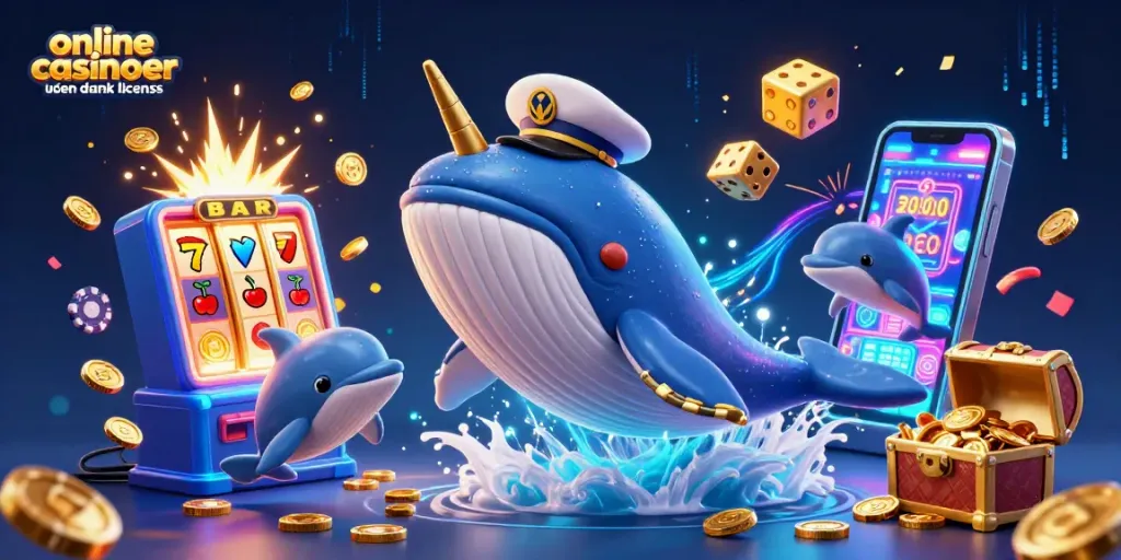 Engage with exciting gameplay at online casinoer uden dansk licens, featuring a dramatic casino scene.