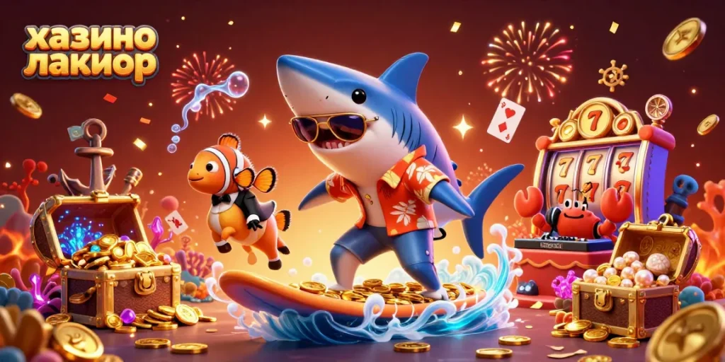 Experience the thrill of казино лакибир with vibrant 3D illustration featuring dynamic casino elements.